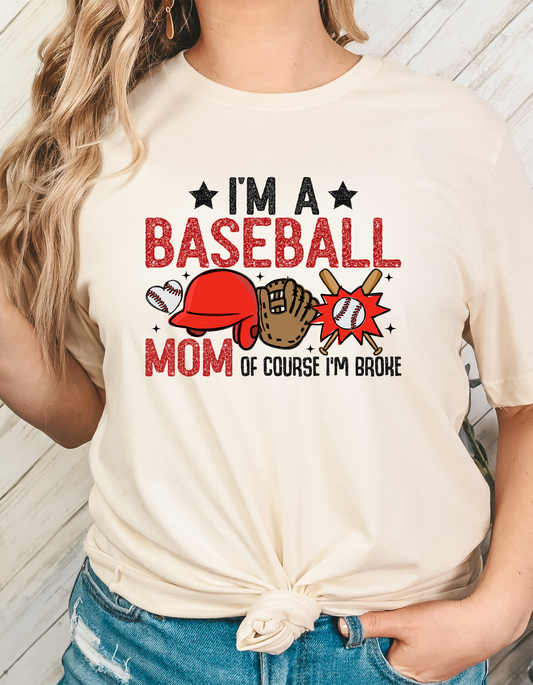 Broke baseball mom